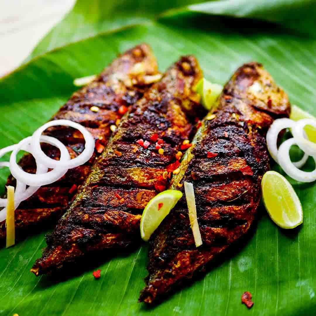 masala fish fry recipe ayala meen mackerel fry 8